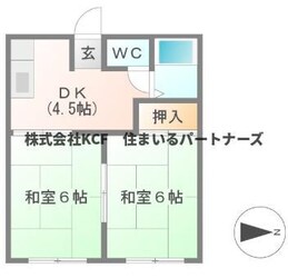 コーポフロイデの物件間取画像